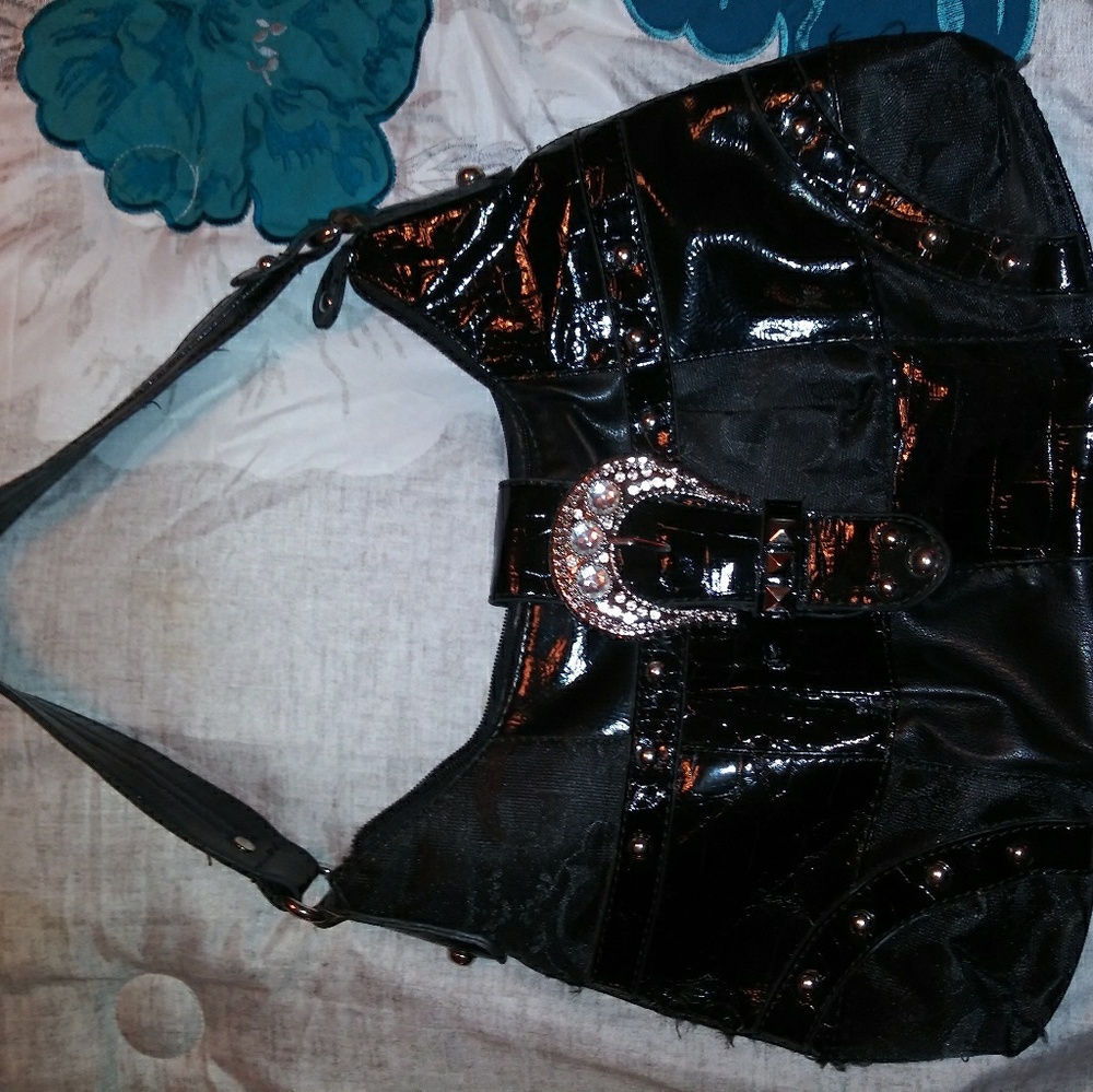 Black and Siver Shoulder bag